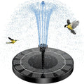 AISITIN Solarbrunnen für Draussen, 2,5W Solar Springbrunnen für Vogeltränke | Solar Springbrunnen für Außen mit 6 Fontänenstile, Solar Schwimmender Fontäne Pumpe mit 4 Stützstange für Garten, Vogel-Bad