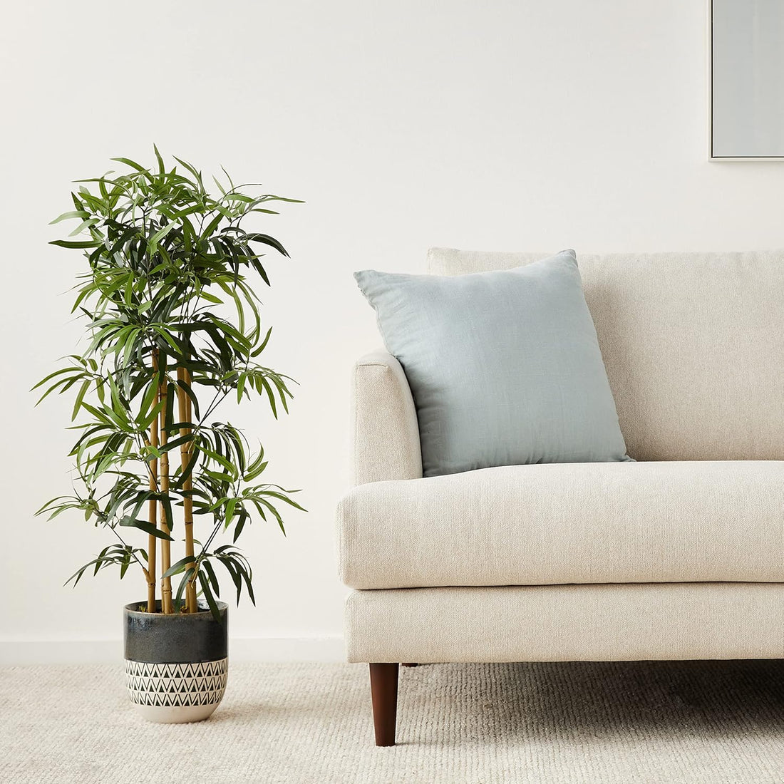 Palmenhaus Künstliche Bambuspflanze 100 cm für Wohnzimmer